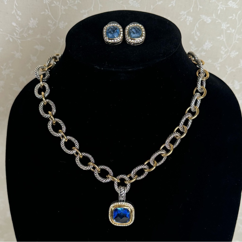 Premier Designs Cocktail Necklace with Earrings
